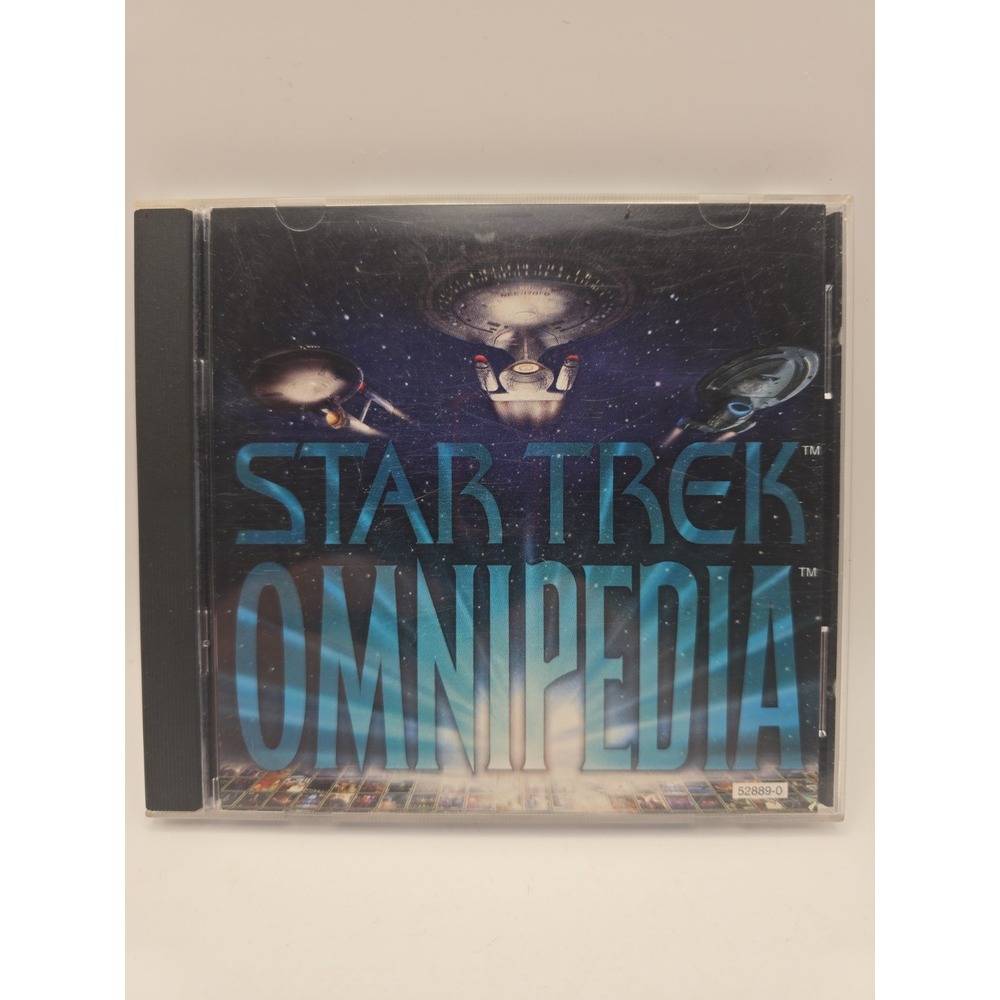 Star Trek Omnipedia Software For Windows CD-ROM 1995 Simon & Schuster